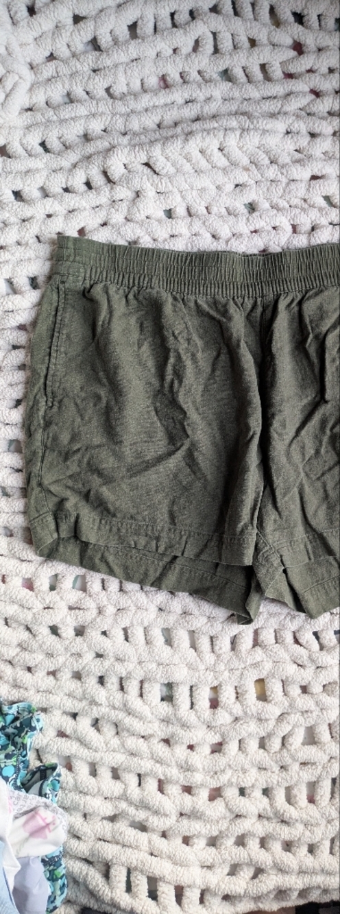 Old Navy Olive Green Women's Athletic Drawstring Shorts